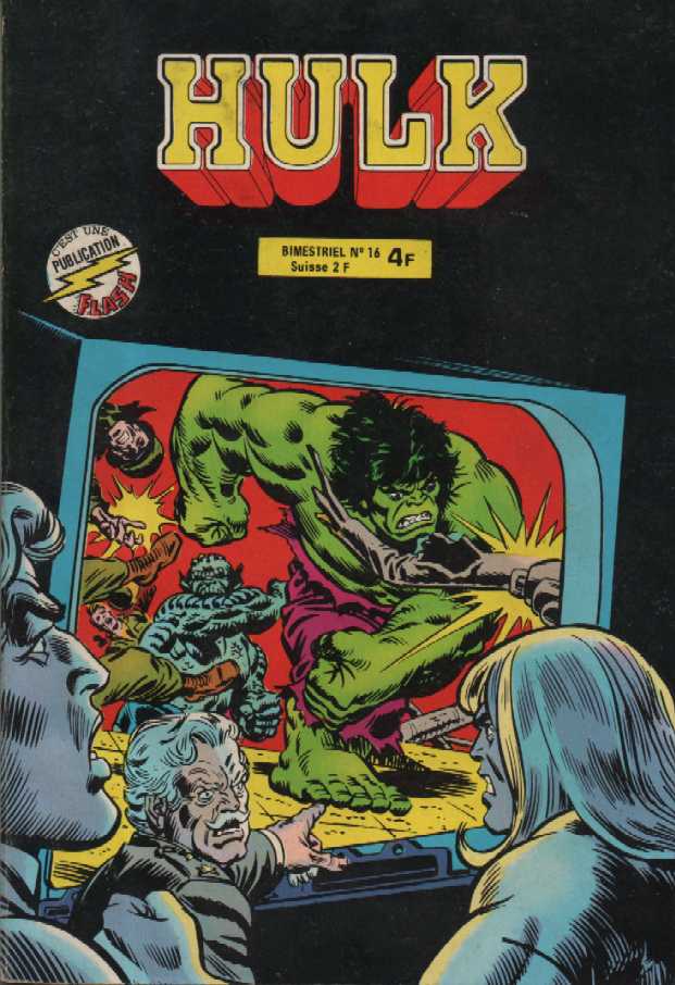 Scan de la Couverture Hulk Publication Flash n 16